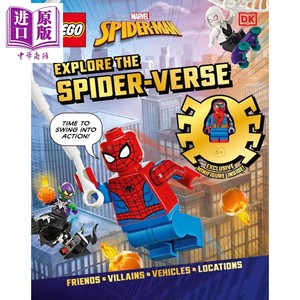 预售 乐高探索平行宇宙的漫威蜘蛛侠 LEGO Marvel Spider Man Explore the Spider Verse 英文原版 DK 漫威英雄【中商原版】