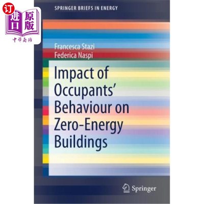 海外直订Impact of Occupants' Behaviour on Zero-Energy Buildings 居住者行为对零能耗建筑的影响