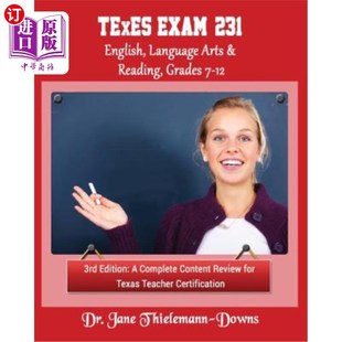 Exam Reading Arts English comp Edition Grades TExES考试 Language 3rd 231 海外直订TExES