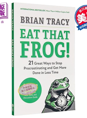 吃掉那只青蛙 第4版 Eat That Frog Fourth Edition 英文原版 Brian Tracy 每日时间规划 自我提升 时间管理【中商原版】