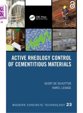 海外直订Active Rheology Control of Cementitious Materials 胶凝材料的主动流变控制