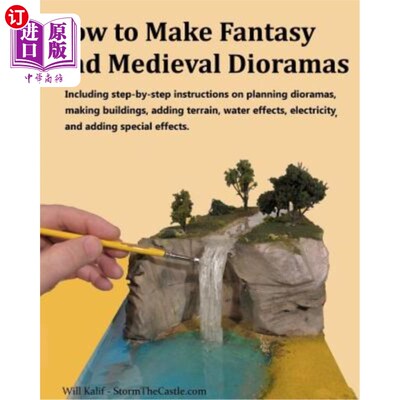 海外直订How to Make Fantasy and Medieval Dioramas 如何制作幻想和中世纪的透视图