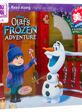 【中商原版】雪宝的冰雪大冒险 英文原版 Olaf's Frozen Adventure 附CD 迪士尼故事绘本 冰雪奇缘