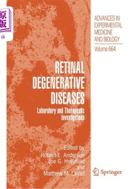 海外直订医药图书Retinal Degenerative Diseases: Laboratory and Therapeutic Investigations 视网膜退行性疾病:实验室和