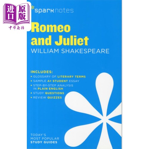 Romeo and Juliet SparkNotes Literature Guide【中商原版】