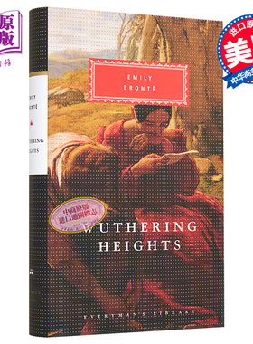 艾米莉勃朗特 呼啸山庄英文原版 人人文库系列 Wuthering Heights 呼啸山庄英文版呼啸山庄电影周边呼啸山庄小说原著原版