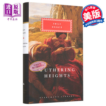 人人文库系列 呼啸山庄 艾米莉勃朗特 Everyman Library Classics Wuthering Heights 英文原版 Emily Bronte 经典文学【中商