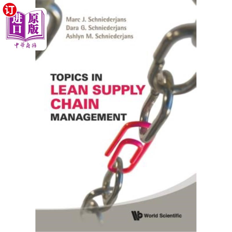 海外直订Topics in Lean Supply Chain Management 精益供应链管理研究