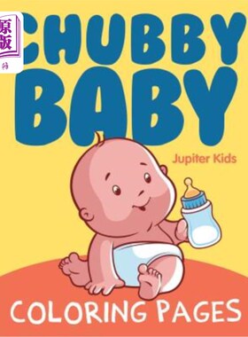 海外直订Chubby Baby Coloring Pages 胖宝宝彩页