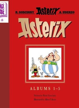 高卢英雄历险记礼盒版1-5册 Asterix Asterix Gift Edition Albums1–5 英文原版 Rene Goscinny 畅销经典小说【中商原版】