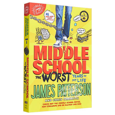 小说 中学 我人生悲惨的岁月 Middle School The Worst Years of My Life 英文原版 【中商原版】James Patterson