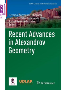 海外直订Recent Advances in Alexandrov Geometry 亚历山德罗夫几何的最新进展