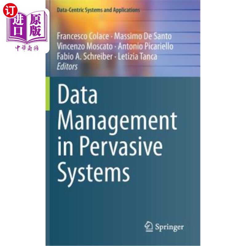 海外直订Data Management in Pervasive Systems 普适系统中的数据管理