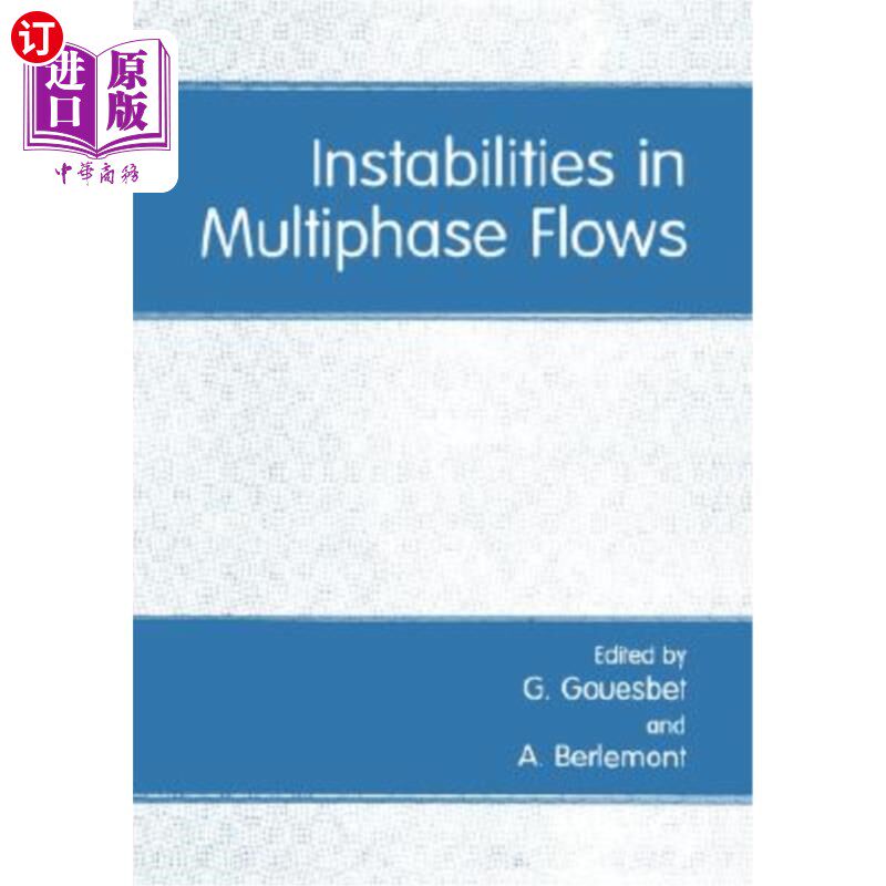 海外直订Instabilities in Multiphase Flows 多相流的不稳定性
