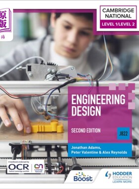 海外直订Level 1/Level 2 Cambridge National in Engineerin... 1级/ 2级剑桥国家工程设计(J822):第二版