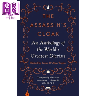 中商原版 刺客斗篷 世界伟大作者日记选集 Assassin Cloak 英文原版 预售 Alan Taylor The