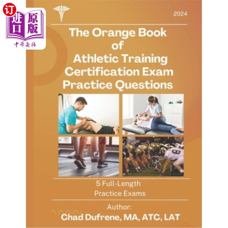 海外直订医药图书The Orange Book of Athletic Training Certification Exam Practice Questions: 5 Fu 橙色书的运动训练认
