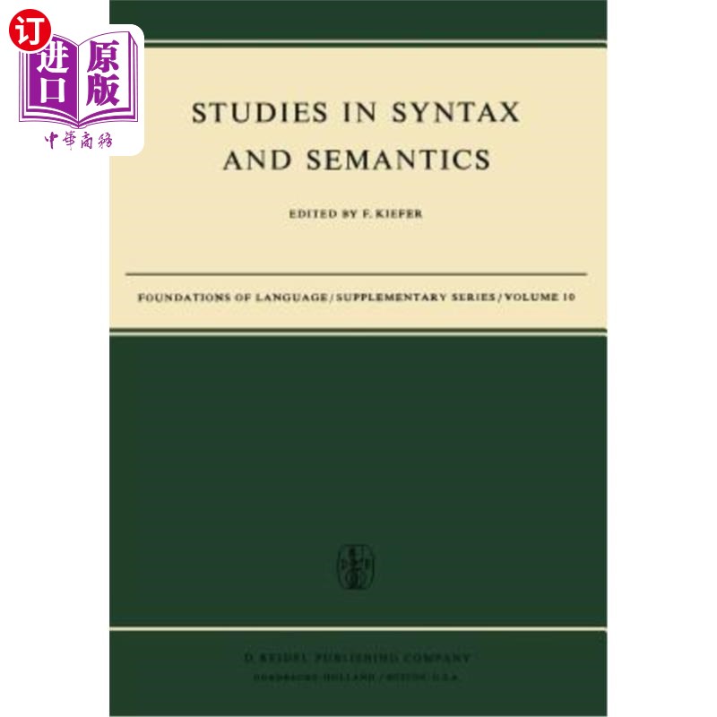 海外直订Studies in Syntax and Semantics 句法与语义研究