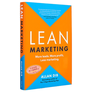 预售 精益营销 更多潜在客户 更多利润 更少的营销 Lean Marketing 英文原版 Allan Dib 经管励志 自我提升【中商原版】