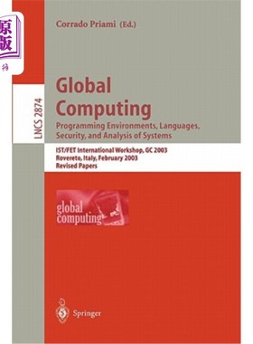 海外直订Global Computing. Programming Environments, Languages, Security, and Analysis of 全球计算。编程环境、语言、
