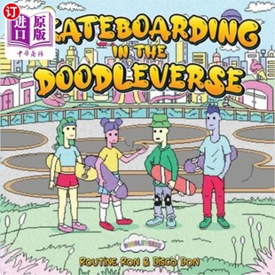 Doodleverse the 在涂鸦世界玩滑板 海外直订Skateboarding