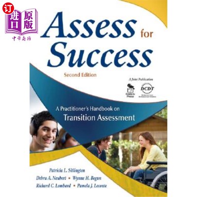海外直订Assess for Success: A Practitioner′s Handbook on Transition Assessment 成功评估：转型评估从业人员手册