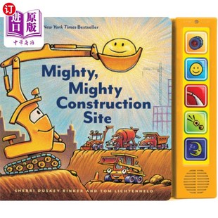 海外直订Mighty, Mighty Construction Site 强大的，强大的建筑工地