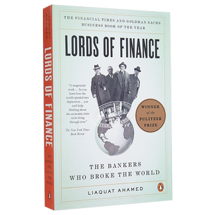 【中商原版】[英文原版]Lords of Finance 金融之王/进口经济管理类图书