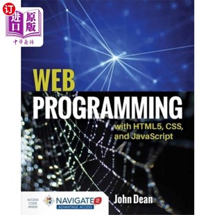 Programming 海外直订Web 使用HTML5 HTML5 CSS Javascript With And CSS和Javascript进行Web编程