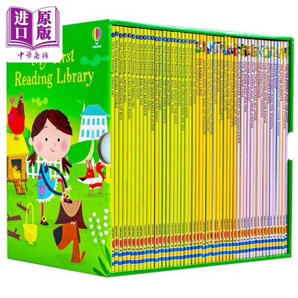 我的第一个图书馆50册 Usborne My First Reading Library 英文原版分级阅读尤斯伯恩初级章节书儿童英语启蒙故事书【中商原?