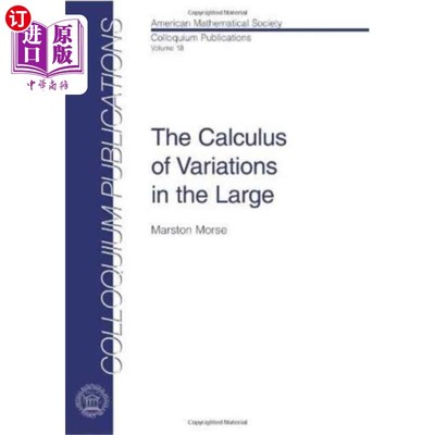 海外直订Calculus of Variations in the Large 大尺度变分法