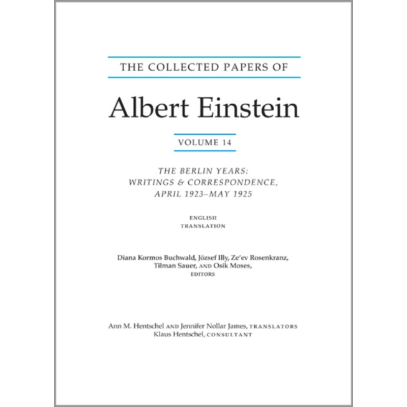 预售 爱因斯坦全集14 英文原版 The Collected Papers of Albert Einstein Volume 14  Diana Kormos Buchwald【中商原版】