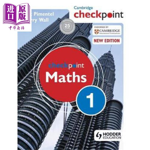 现货 Cambridge Checkpoint Maths Student's Book 1 英文原版 剑桥检查站数学学生用书1 Terry Wall,Ric Pimentel【中商原版】