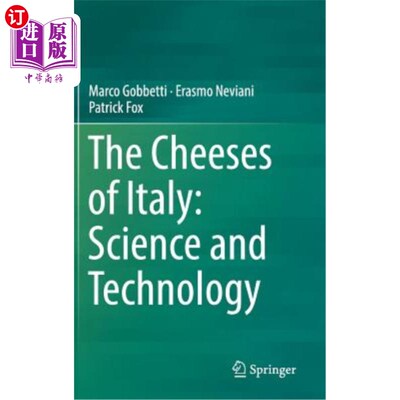 海外直订The Cheeses of Italy: Science and Technology 意大利奶酪：科学与技术