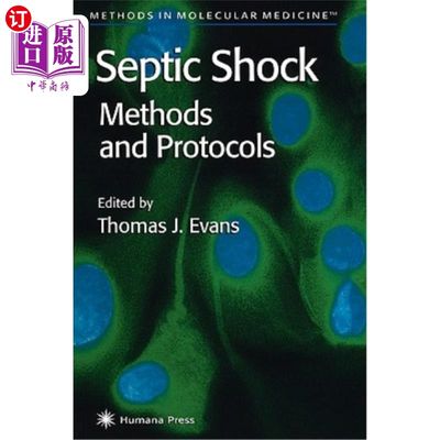 海外直订医药图书Septic Shock Methods and Protocols 感染性休克方法和方案