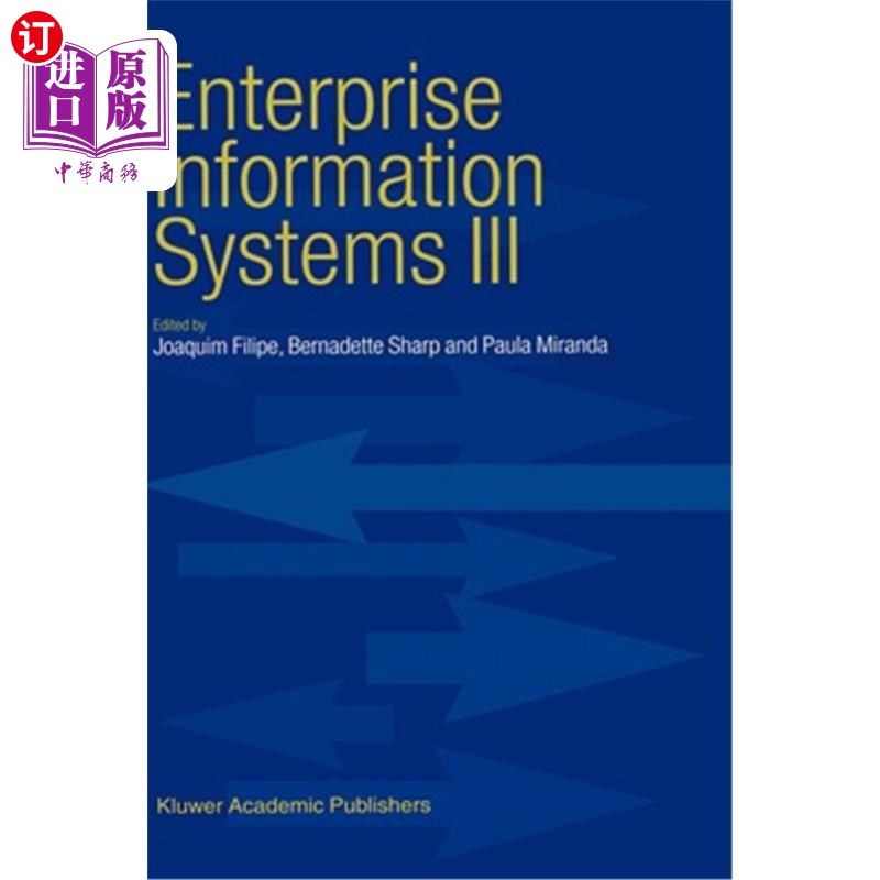 海外直订Enterprise Information Systems III 企业资讯系统III
