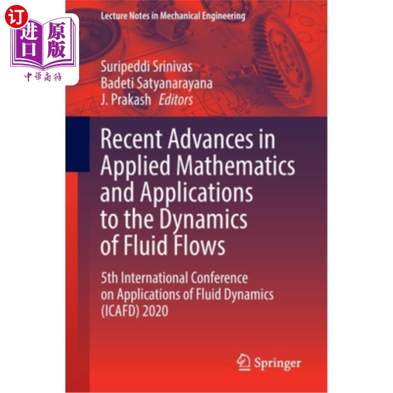 海外直订Recent Advances in Applied Mathematics and Applications to the Dynamics of Fluid 应用数学与流体流动动力学应