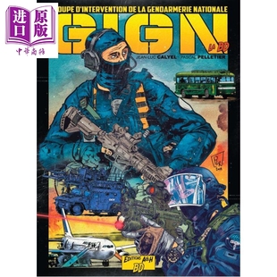 GIGN 法文版 反恐精英GIGN Calyel 预售 Luc 宝丽来相片质感 法漫 法文原版 中商原版 Jean