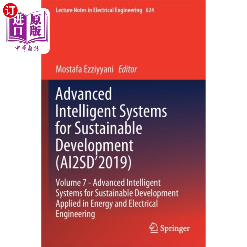 海外直订Advanced Intelligent Systems for Sustainable Dev...可持续发展先进智能系统(AI2SD’2019)