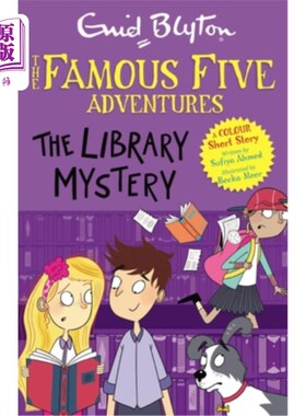 海外直订Famous Five Colour Short Stories: The Library Mystery: Book 16 著名的五色短篇小说：图书馆之谜：第16卷
