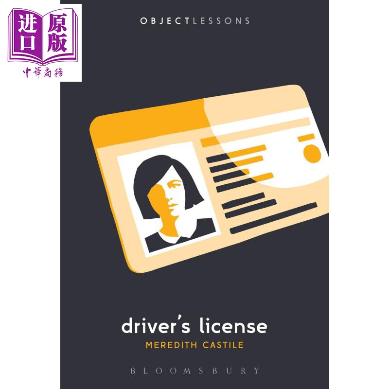 现货 Object Lessons Drivers License 英文原版 实例研究 驾驶证 Bloomsbury Academic Meredith Castile【中商原版】