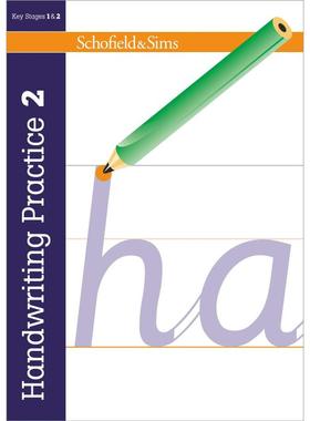 英国S&S教辅 Handwriting Practice Book 2: KS2, Ages 7-11 手写练习 2（7-11岁）英文原版  英语单词手写练习  儿童教育