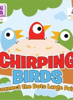 海外直订Chirping Birds Connect the Dots Large Print