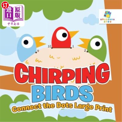 海外直订Chirping Birds Connect the Dots Large Print