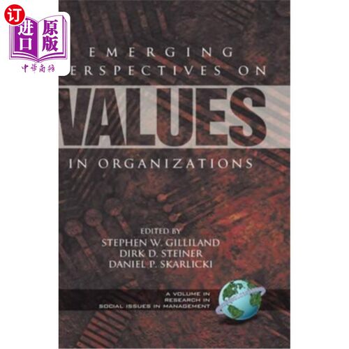 海外直订Emerging Perspectives on Values in Organizations 组织价值观的新兴观点