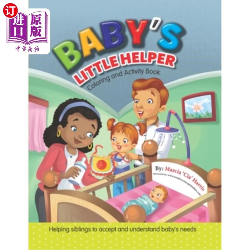 海外直订Baby's Little Helper: Coloring and Activity Book 宝宝的小帮手：色彩与活动书