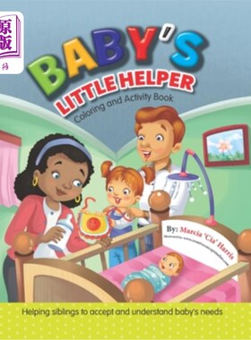 海外直订Baby's Little Helper: Coloring and Activity Book 宝宝的小帮手：色彩与活动书