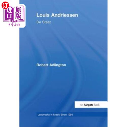 海外直订Louis Andriessen: de Staat 路易斯·安德里森:国家
