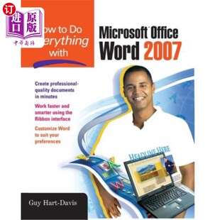 海外直订How to Do Everything with Microsoft Office Word 2007 如何使用Microsoft Office Word 2007进行所有操作