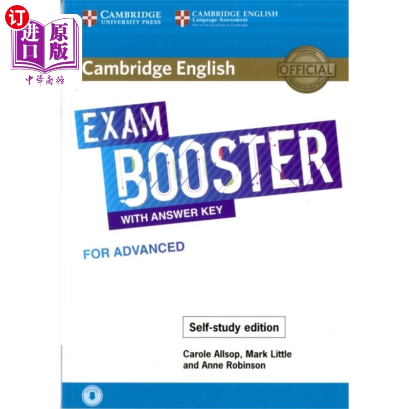 海外直订Cambridge English Exam Booster with Answer Key for Advanced - Self-Study Edition 剑桥英语考试助推器，带高级